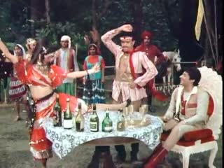 like the three musketeers (india, 1984) mithun chakraborty, dharmendra, zeenat aman, dubbed, soviet rolling copy