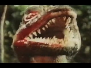 the legend of the dinosaur (japan, 1977) horror. dubbing. soviet rolling copy